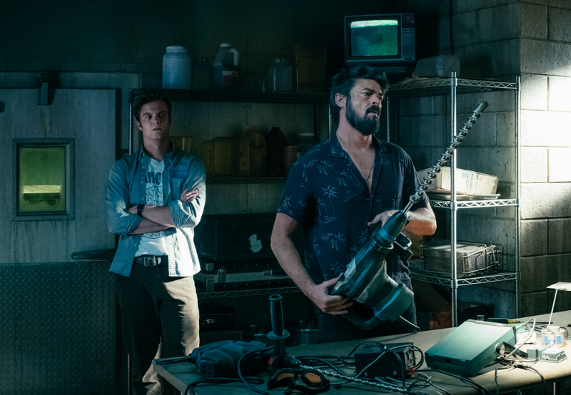 Jack Quaid and Karl Urban